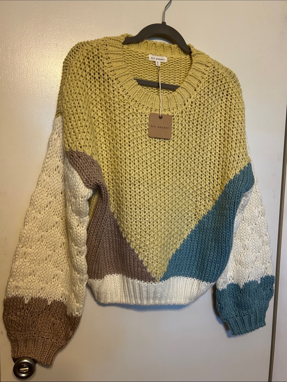 NWT Colorblock Sweater